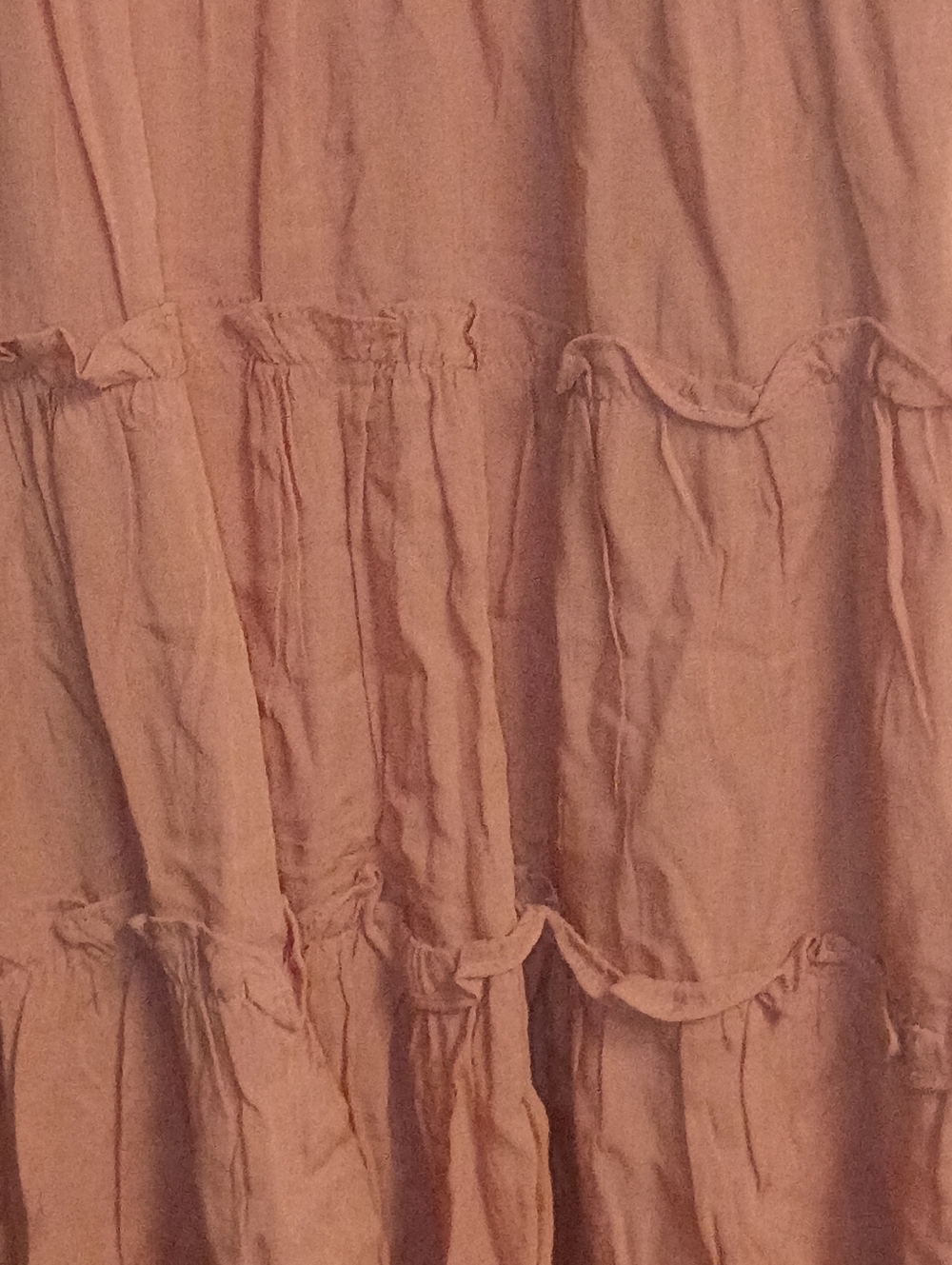 Trixxi Dusty Pink Tiered Spaghetti Strap Sundress - Picture 2 of 5
